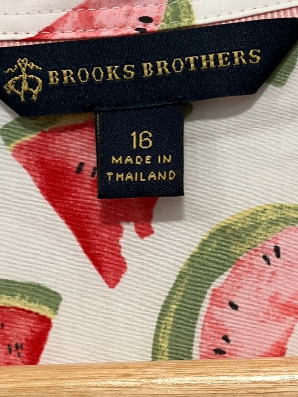 Brooks Brothers - Watermelon pattern dress - Size 16 - Picture 6 of 7